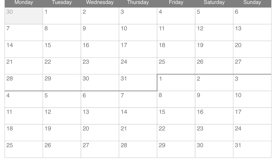 2026 December January Calendar