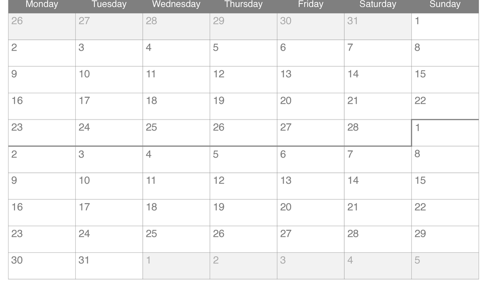 2026 February March Calendar
