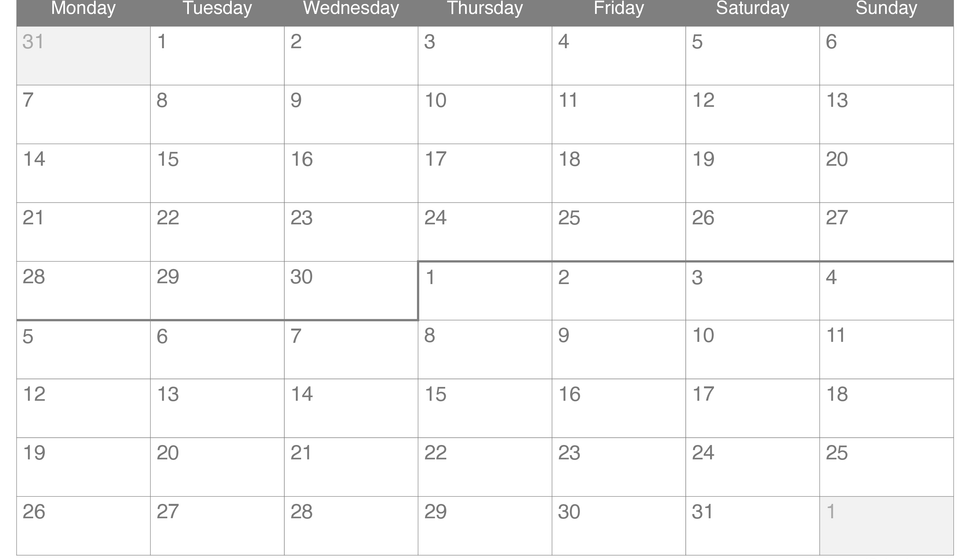 2026 September October Calendar