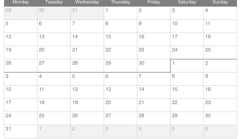 2027 April May Calendar