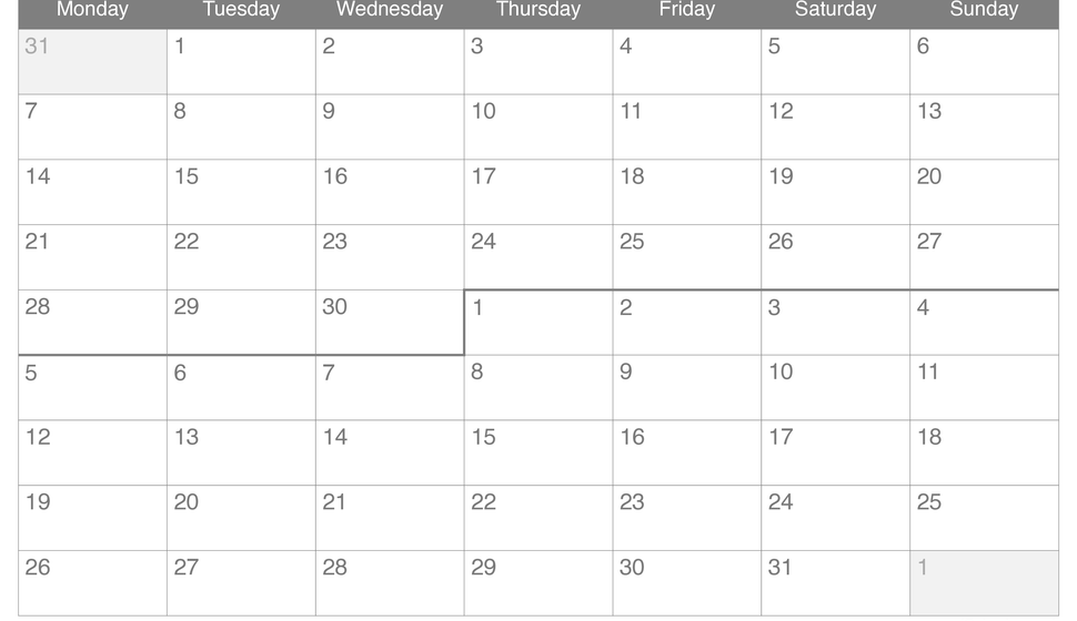 2027 June July Calendar